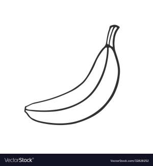 Трафарет банана