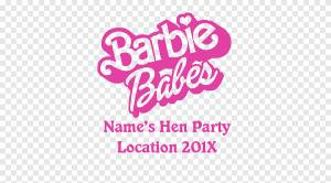 Футболка Barbie Bachelorette party Одежда, Футболка, текст, логотип png
