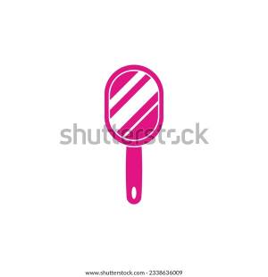 Sticker Mirror Style Barbie Pink Color