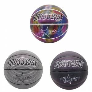 Баскетбольные мячи, отражающий баскетбольный мяч, кожаный баскетбольный мяч официального размера, специальные баскетбольные подарки
