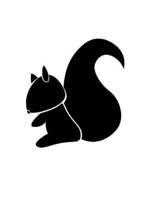 Трафареты Белки