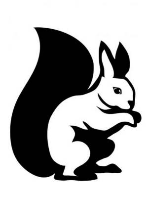 Трафареты Белки