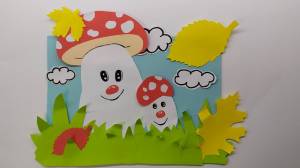 Мухомор шаблоны