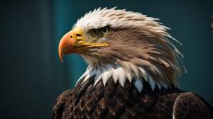 Боковой профиль белоголового орлана