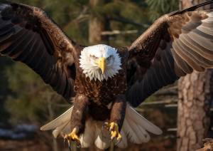 Белоголовый орлан  haliaeetus leucocephalus