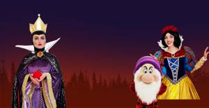 Аниматоры Белоснежка и семь гномов на день рождения ребёнка в Москве