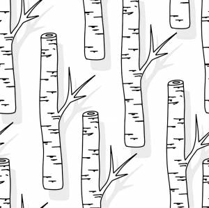 Трафареты Березы