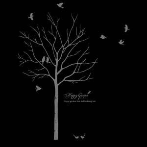 Трафарет Береза