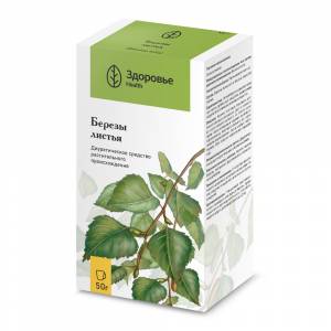 Березы листья пакет листья измельченные 50 гр