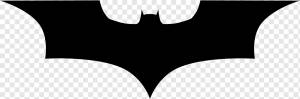 Бэтмен Трафарет Силуэт Логотип, Бэтмен Начинается, монохромный, компьютерные обои, черный png