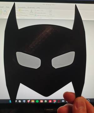 Файл STL Маска Бэтмена ・Шаблон для 3D-печати для загрузки・Cults