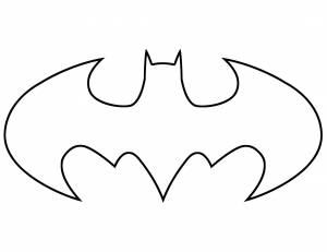 Трафарет бэтмен