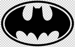 Бэтмен черно-белый логотип, Бэтмен черно-белый символ, текст, монохромный, темный рыцарь png