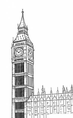 Раскраска Биг Бен