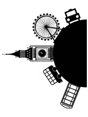 Трафареты Биг-Бен