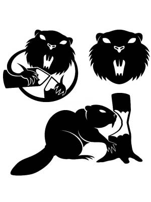 Трафареты Бобра