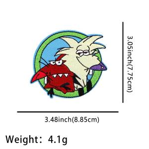 Волшебная нашивка с вышивкой живого бобра для одежды, милые нашивки на одежду, значки «сделай сам» на рюкзак, аксессуары для сумок