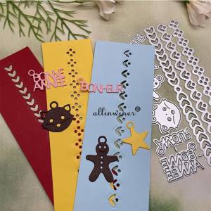 Лиса звезда письмо бокс края металлические режущие штампы трафареты штамповка для DIY Скрапбукинг альбом бумага карточка тиснение