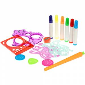 Обучающие игры Bondibon Спирограф-линейка