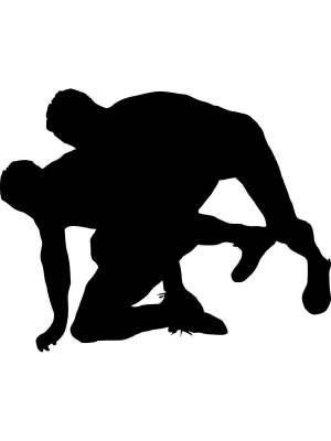 Трафареты Борьба