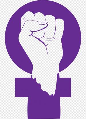 символ, феминистка, женщина, справедливость, кулак, трафарет, женский, борьба, рука, сила, png