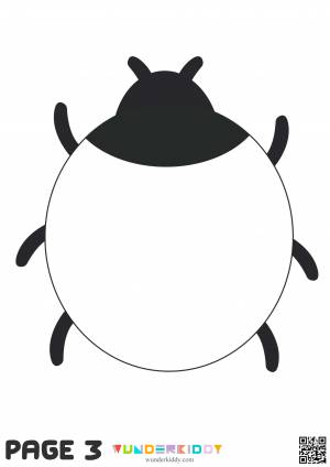 Шаблоны и игры «Божья коровка» для занятий