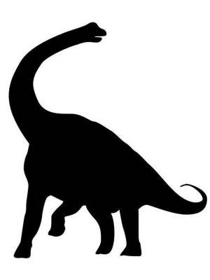 Трафареты Брахиозавра