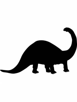 Трафареты Брахиозавра