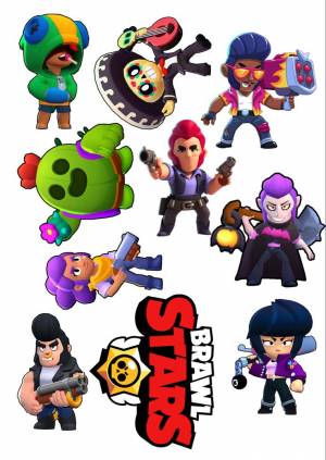 Для печати brawl stars