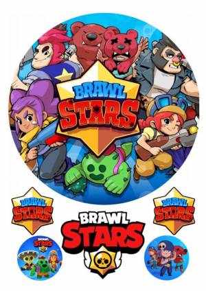 Вафельная картинка Brawl Stars №2