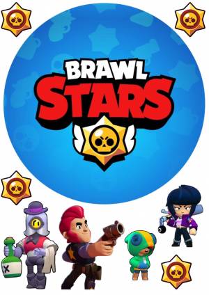 Вафельная картинка Brawl Stars 2