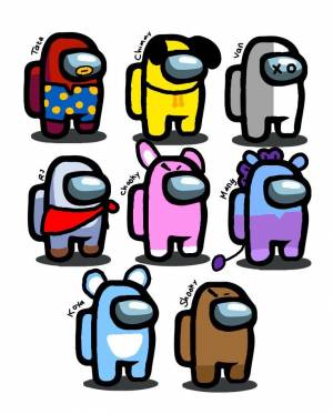 Among us karakter BT21