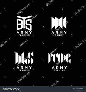 Bts Letter Logo Icon Design Template