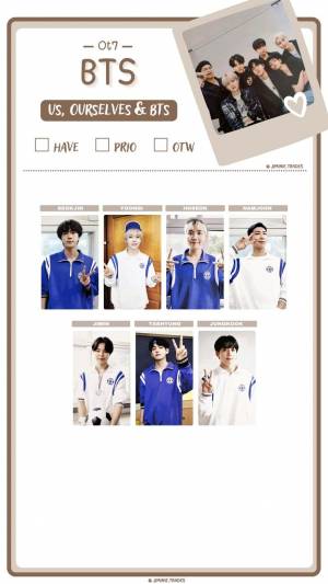 Bts Photofolio photocard templates us, ourselves amp; bts Ot7 wishlist template brown