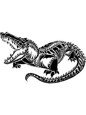 Трафареты Аллигатора