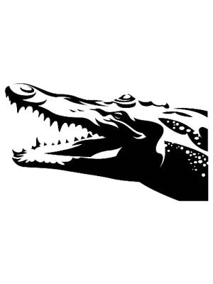 Трафареты Аллигатора