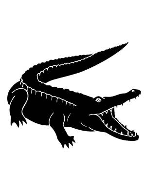 Трафареты Аллигатора