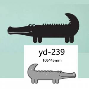 Металлические Вырубные штампы форма животное крокодил Украшение скрапбукинг бумага рукоделие Нож Форма лезвие перфоратор трафареты