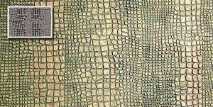 Панно для стен с текстурой аллигатора металлик