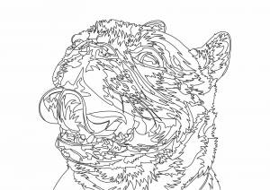 Трафарет Бульдог №2 А3 и А2