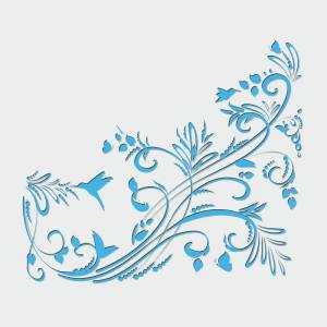 Трафарет Красивые узоры