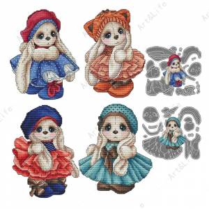 Горячая Новинка Металлические Вырубные штампы красивые собаки девушки трафареты животные Скрапбукинг высечка для DIY альбом бумажные карты тиснение