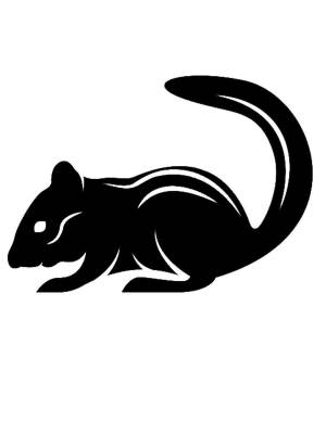 Трафареты Бурундука