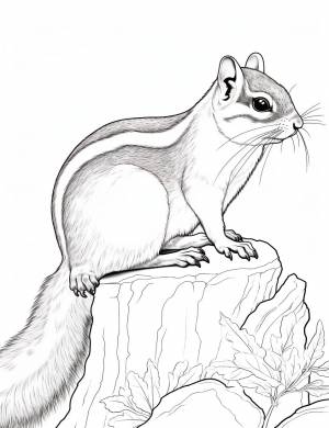 Домик бурундука в природе