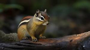 бурундук сидит на конце бревна, картинка бурундука фон картинки и Фото для й загрузки