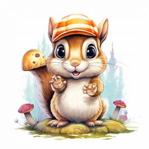 Рисунок бурундука