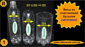 Весы из пластиковых бутылок