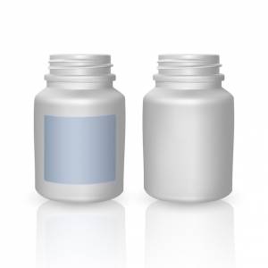 Реалистичные пластиковые бутылки шаблон