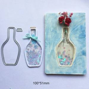 Трафареты для вазы, цветов, искусственных цветов, скрапбукинга, металлические штампы, новинка 2022, штампы, ремесло, высечка, Рождественская открытка, изготовление украшений