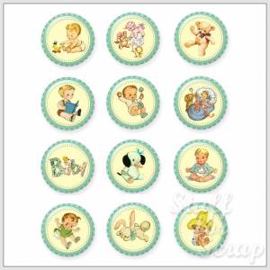 Фишки для скрапбукинга Мальчик-2